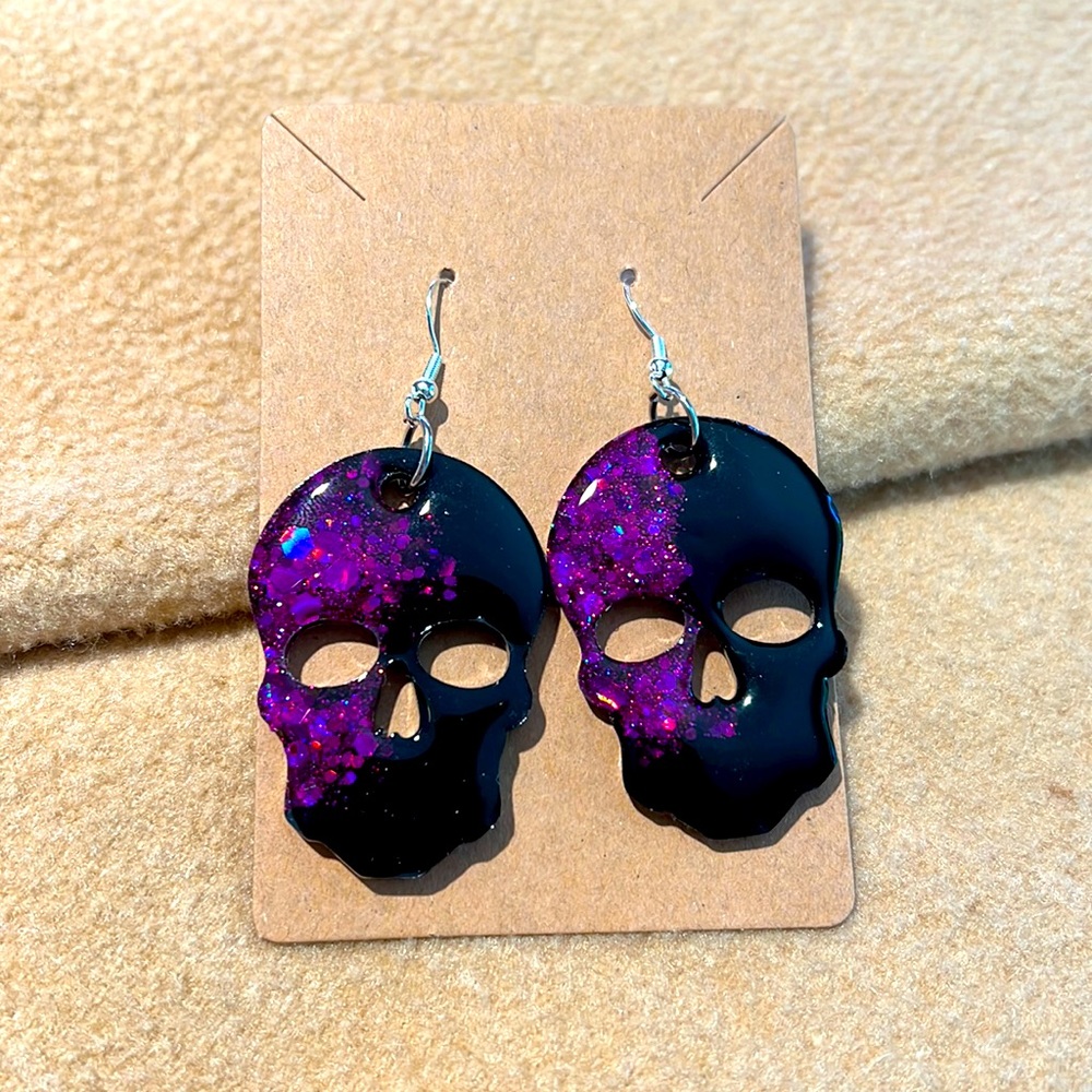 Skull Resin Earrings